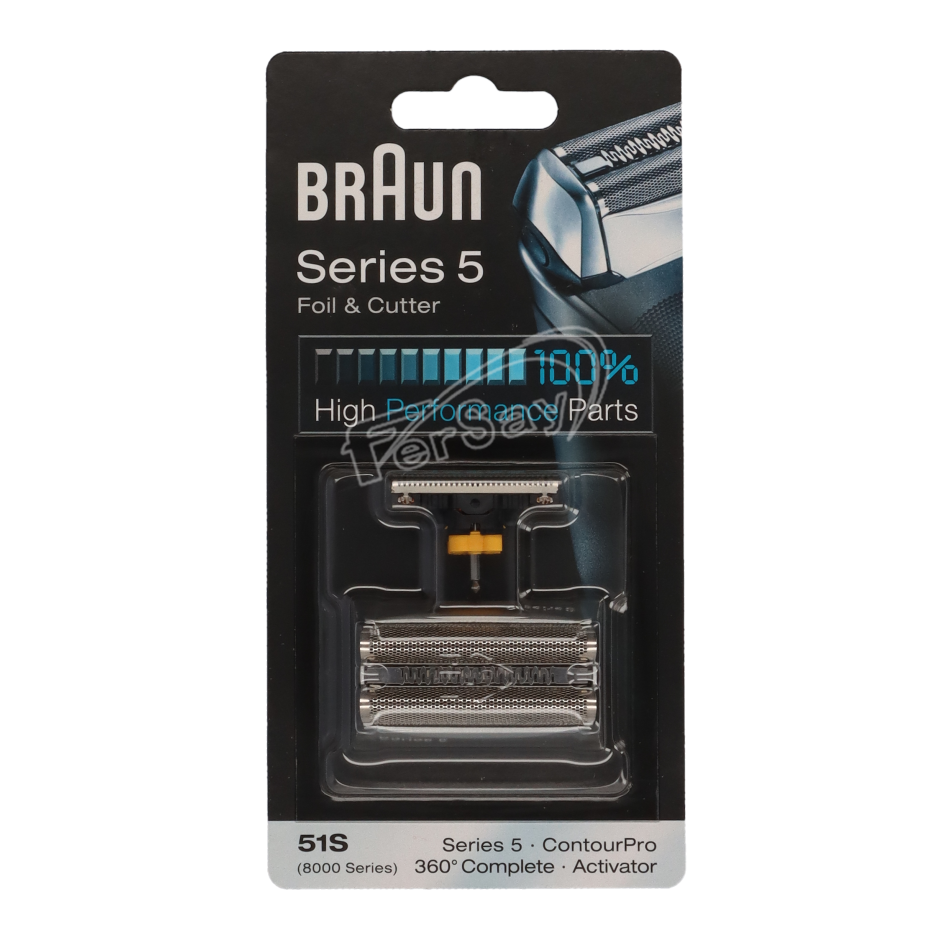 Lámina y cuchilla afeitadora Braun series 8000. - 49QY720 - BRAUN