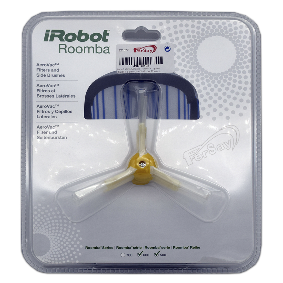 Filtros cepillos Serie 500/600 iRobot Roomba - 49RB0108 - ROOMBA