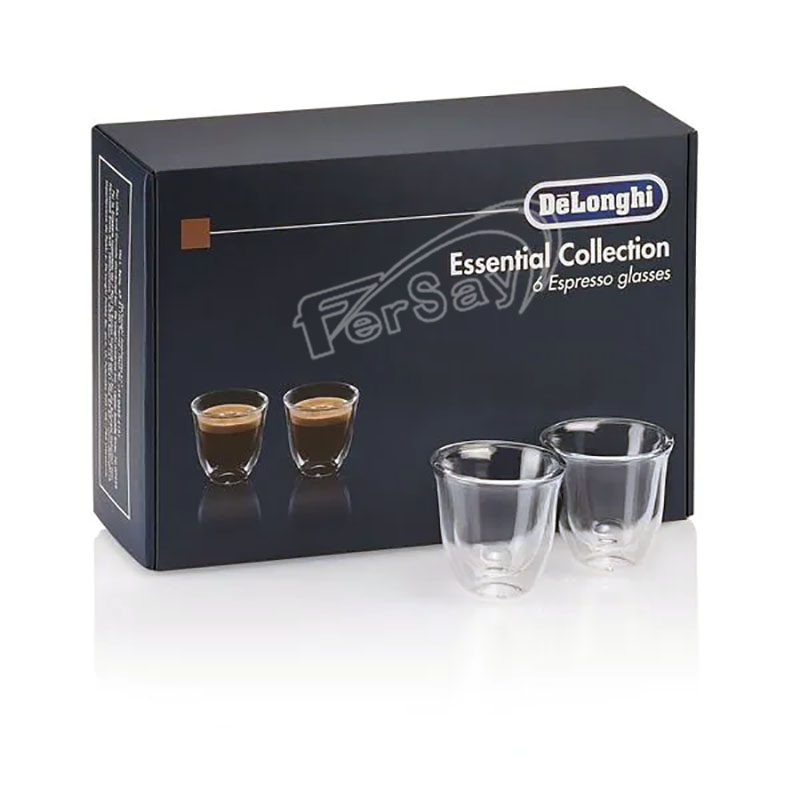set de 6 vasos de espresso 60 ml - 5513296651 - DELONGHI