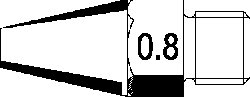 Ersadur, 0,8 mm/0.031 in Ø - 662CE - ERSA