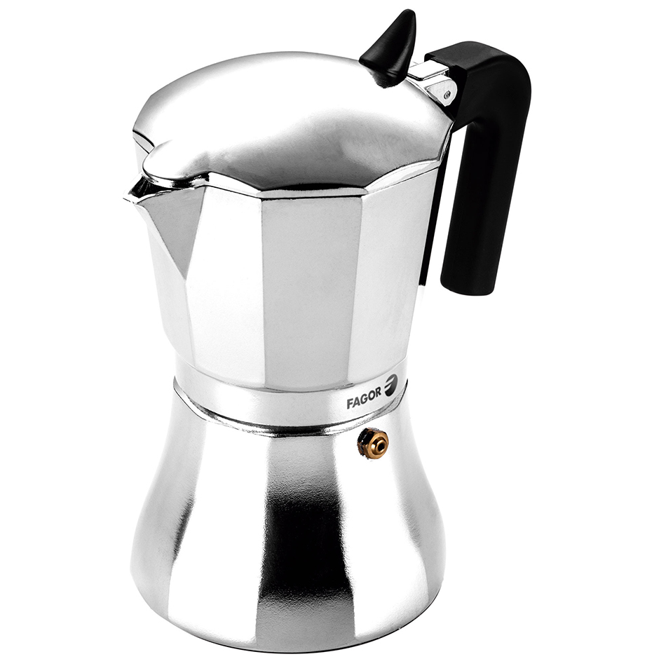 Cafetera italiana de aluminio, marca Fagor, modelo: Cupy, 9 tazas - 81CFFGACU09 - FAGOR