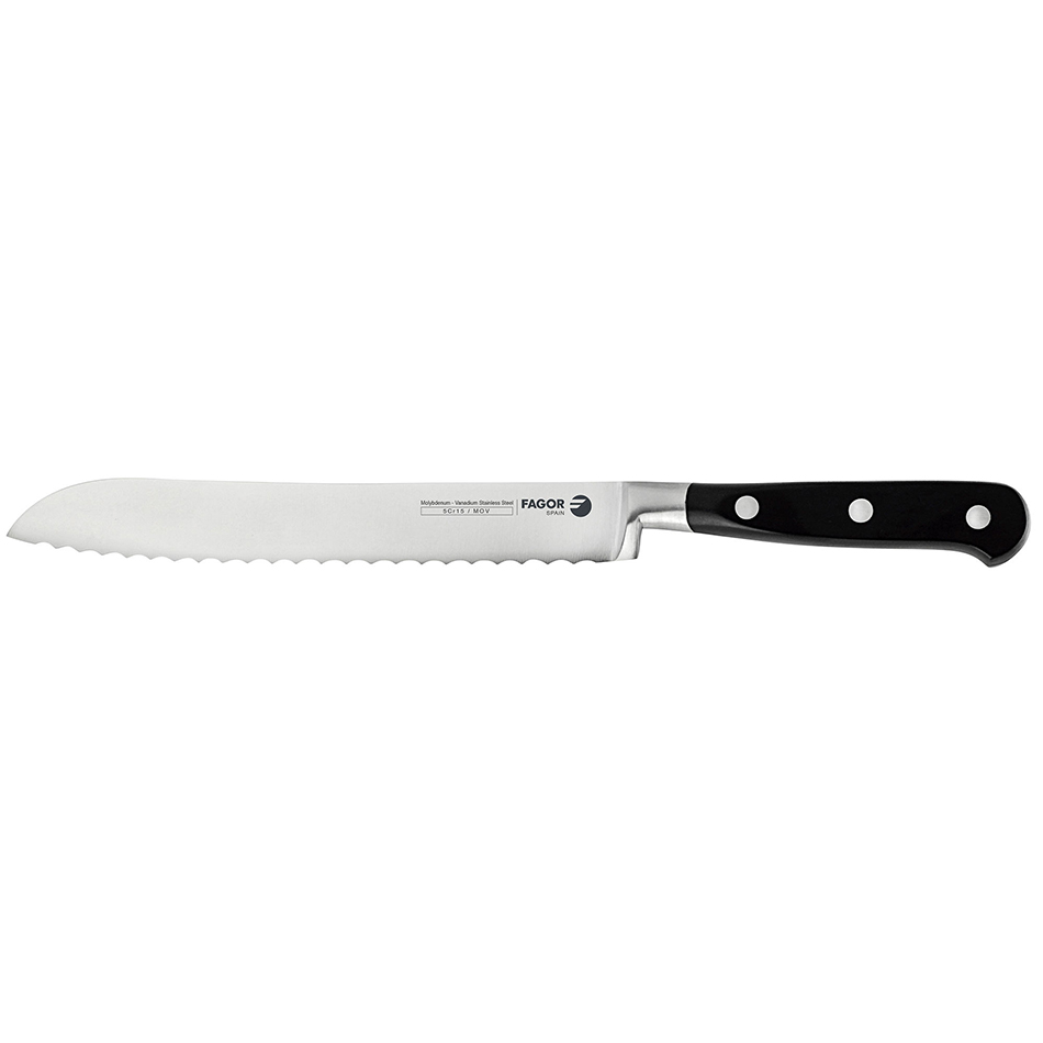 Cuchillo de pan 20cm, marca Fagor, modelo: Couper, acero inoxidable - 81CUFGCOB20 - FAGOR