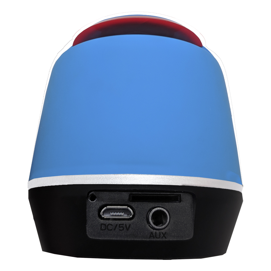 Mini altavoz bluetooth 3.0 con tarjeta SD azul - ALTBLUETOOTH10A - FERSAY