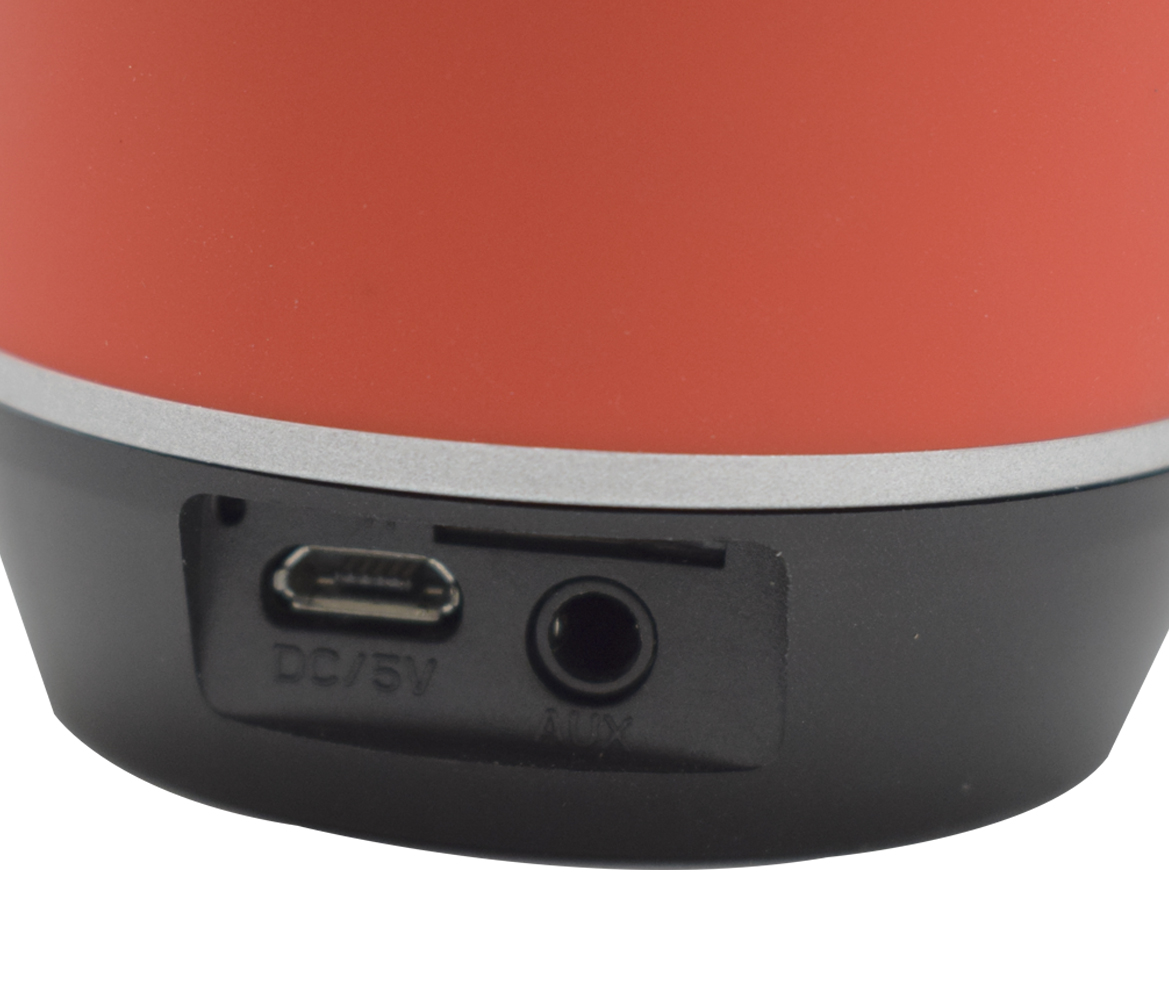Mini altavoz bluetooth 3.0 con tarjeta SD rojo - ALTBLUETOOTH10R - FERSAY