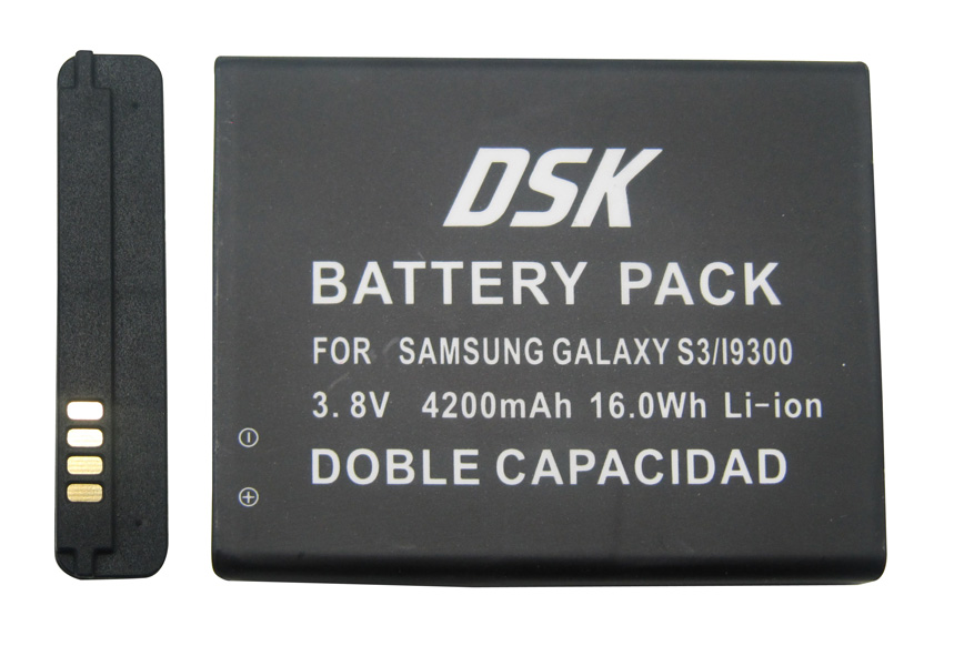 Batería para smartphone Samsung Galaxy S III doble 4200 mah. - BATE1020 - REMINGTON