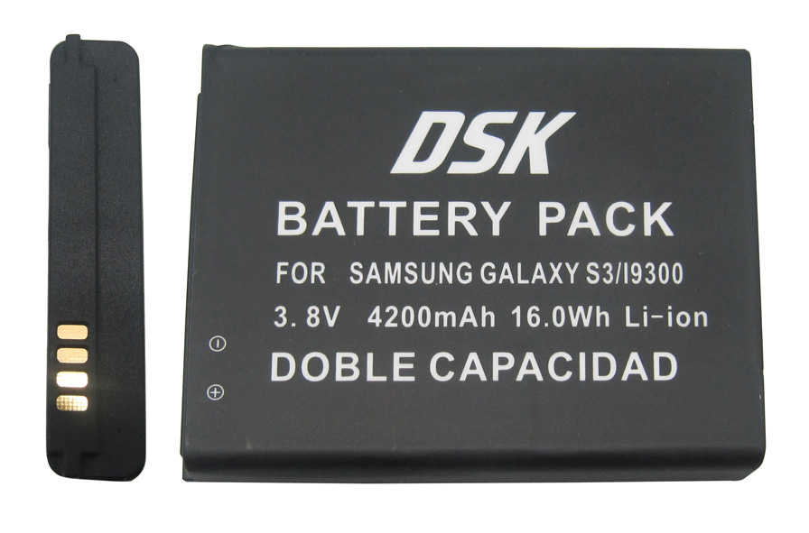 Batería para smartphone Samsung Galaxy S III doble 4200 mah. - BATE1022 - REMINGTON