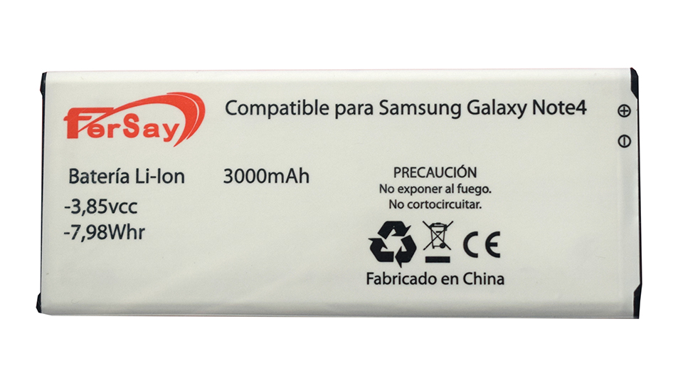 Batería móvil Samsung Note 4  3000 Mah - BATEGALAXYNOTE4 - FERSAY
