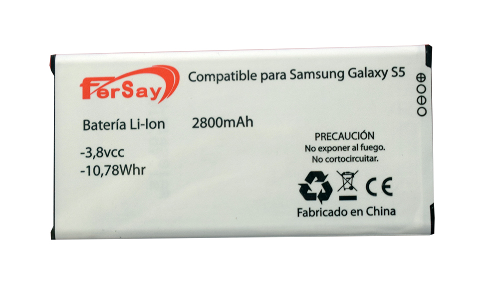 Bateria movil SAMSUNG S5 2800 mah - BATEGALAXYS5 - FERSAY