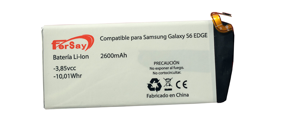 Bateria movil SAMSUNG GALAXY S6 EDGE 2600 mah - BATEGALAXYS6EDGE - FERSAY