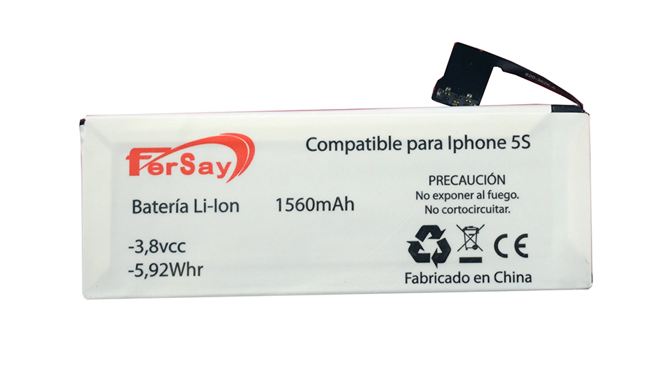 Bateria movil IPHONE 5S 1560 mah - BATEIPHONE5S - FERSAY