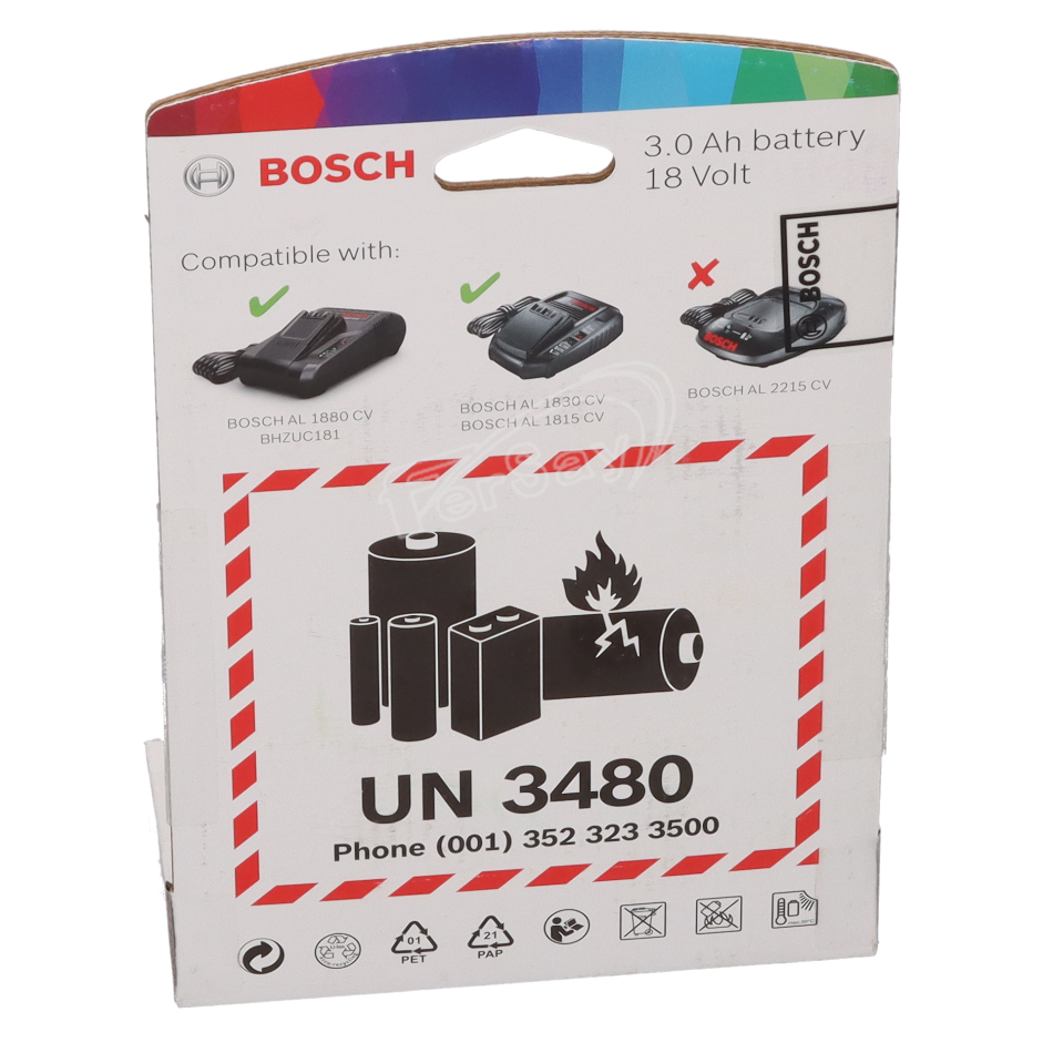 Bateria recargable de aspiradora BBS1224-01 - BSH17006127 - BOSCH