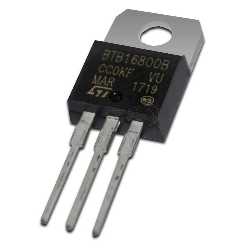 Triac para electrónica BTB16/800B. - BTB16800B - STM