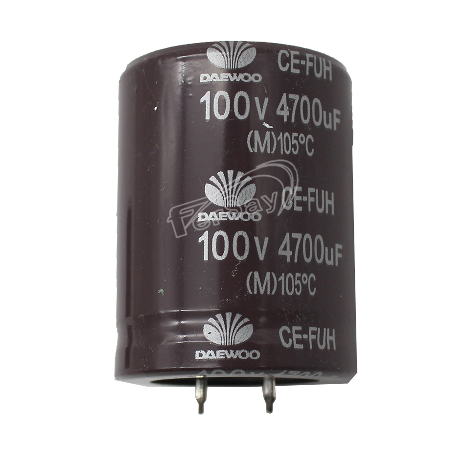 Condensador electrolítico de 4700mf a 100v. - CERL4700MF100V - DAEWOO
