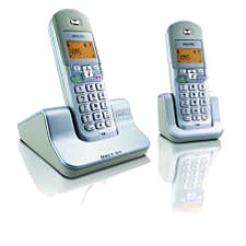 2 teléfonos inalámbricos Philips DECT2212S-08. - DECT2212S08 - PHILIPS