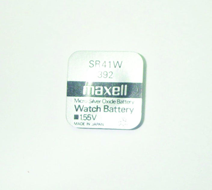 Pila tipo botón formato SR41W AG3. - E392SR41W - FERSAY