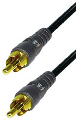 Cable RCA macho-RCA macho. E-A1EG - EA1EG - TRANSMEDIA