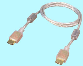 Cable tipo Hdmi macho 19 pin a Hdmi macho 19 pin transparente alta calidad. - EBC1983 - TRANSMEDIA