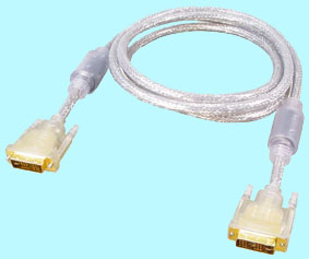 Cable DVI macho 18+5 pin a DVI macho 18+5 pin, 2 metros. - EBC58DD - TRANSMEDIA