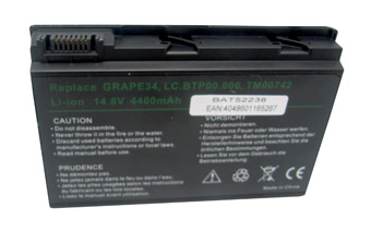 Batería para ordenador portátil Acer TM00742, GRAPE 34. - EBLP409 - FERSAY
