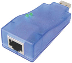 Convert. USB2.0 ethernet para - EC153 - TRANSMEDIA
