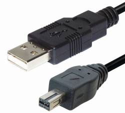 Cable usb tipo a macho - 8 pin - EC158EM - TRANSMEDIA