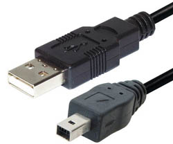 Cable usb tipo a m - 4 pin min - EC158FM - TRANSMEDIA