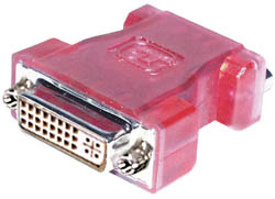 Conexión adaptador DVI hembra 24+5 pin a SUB-D macho 15 pin. - EC211K - TRANSMEDIA