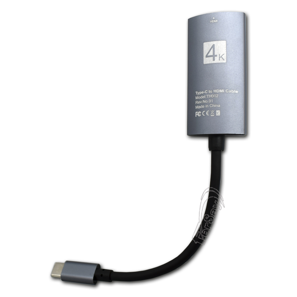 Adaptador USB macho tipo C a hembra HDMI - EC2560 - FERSAY