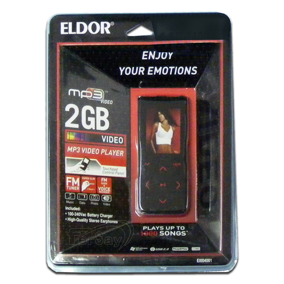 MP3 VIDEO PLAYER 2GB ELDOR - EEI004001 - ELDOR
