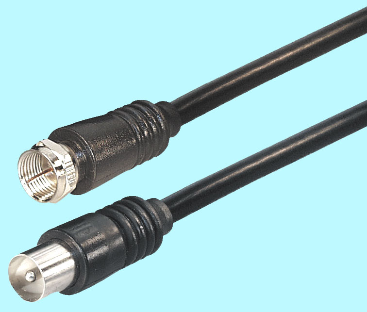 Cable antena IEC macho a F macho. - EFH21S - TRANSMEDIA