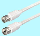 Cable ANT. M-H iec 9,5MM blanc - EFK3ZP - TRANSMEDIA