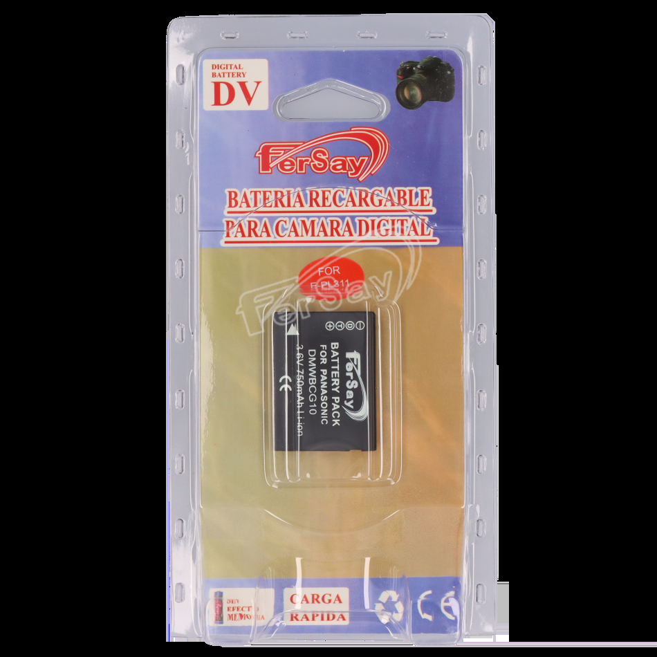 Batería para cámara Panasonic DMWBCG10 3.6v 750mah. - EPL311 - FERSAY