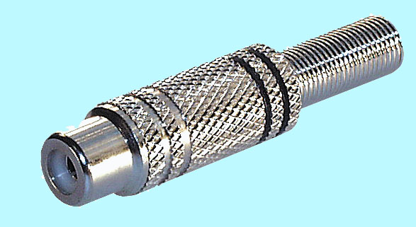 Rca h metal negro cable 6mm - ESC2KMS - TRANSMEDIA