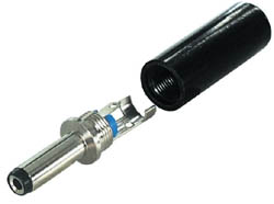 Conector macho para alimentación 3,5mm x 1,35mm - ESN4 - TRANSMEDIA