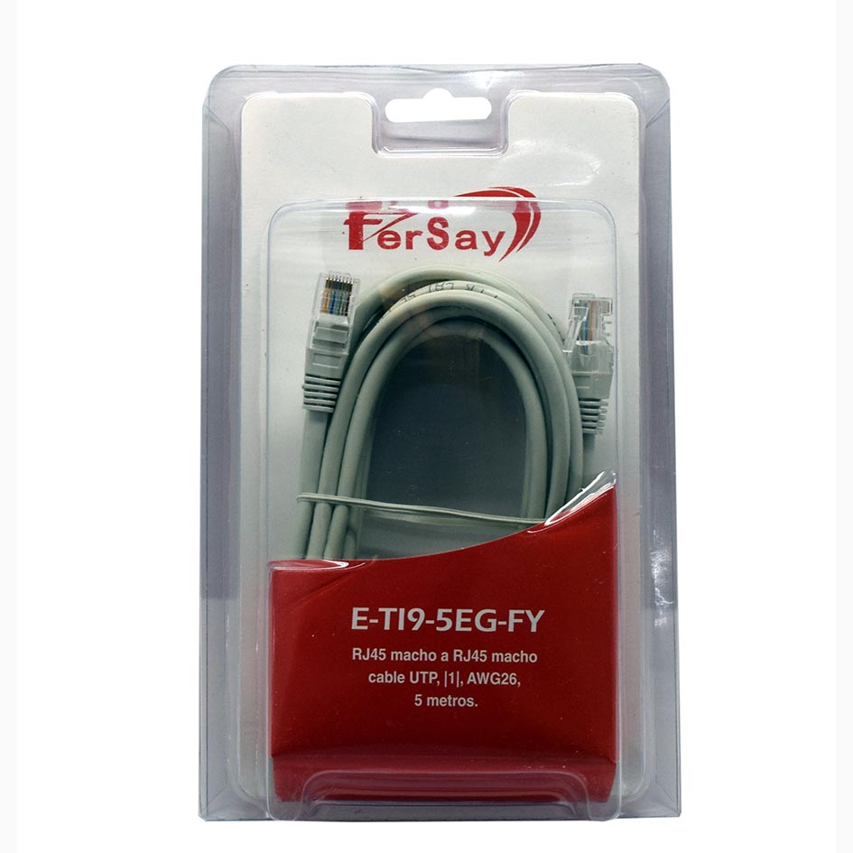 CABLE PARA UTP RJ45 A RJ45 5 METROS - ETI95EGFY - TRANSMEDIA
