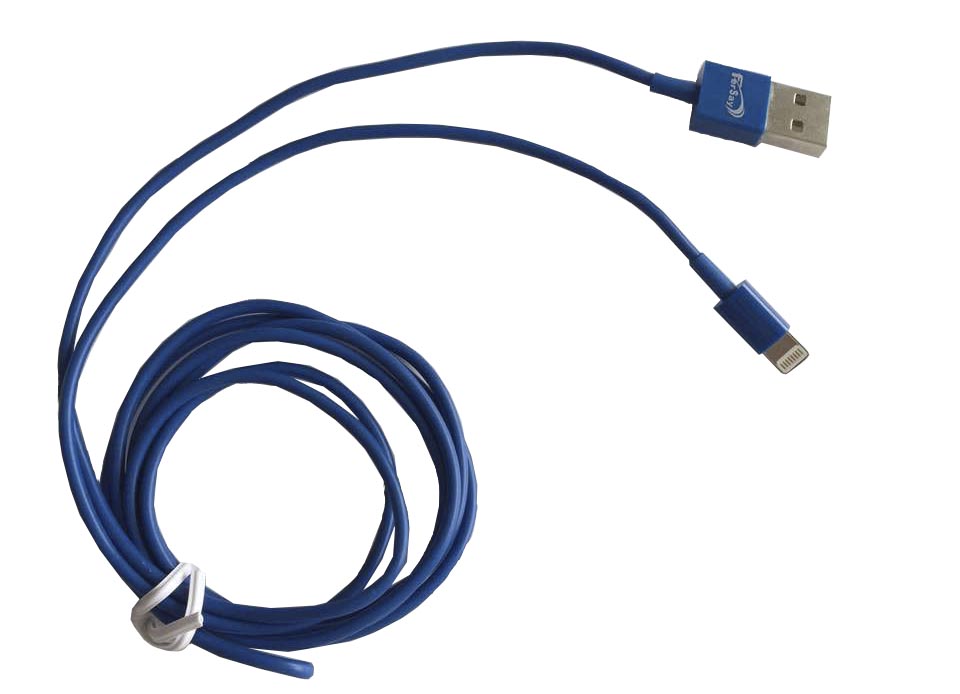 Cable carga y datos Iphone 6 azul - FERSAYC2510A - FERSAY