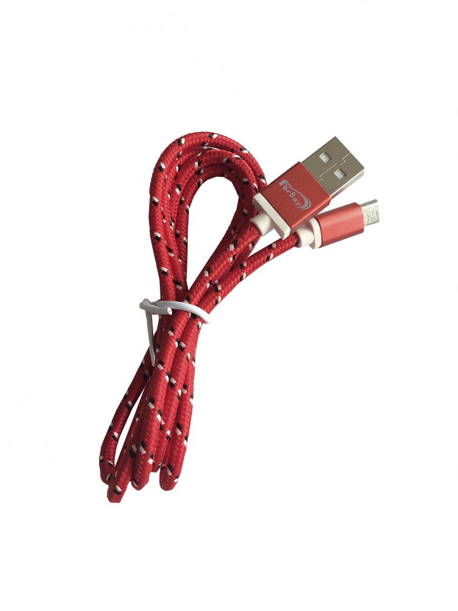 Cable Usb Android diseño exclusivo rojo C2530R - FERSAYC2530R - FERSAY
