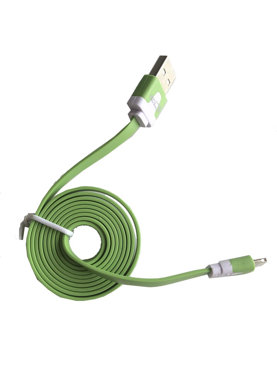 Cable plano carga y datos Iphone 6 verde - FERSAYC2540V - FERSAY
