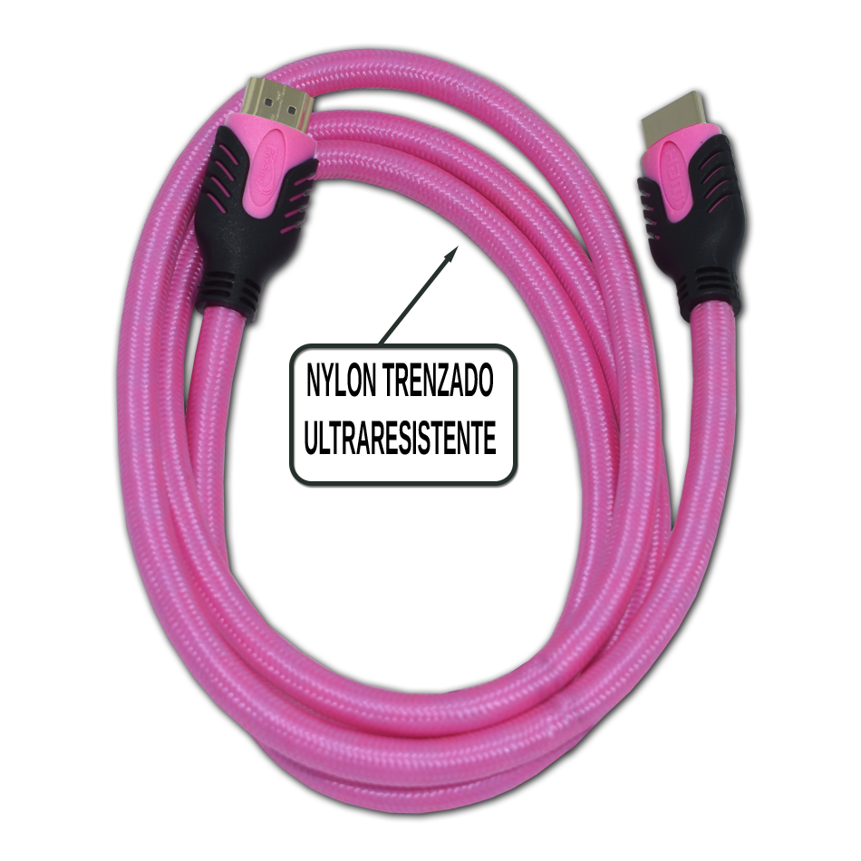 Cable Hdmi 19 pines 4K Ethernet rosa - FERSAYHDMIRS - FERSAY
