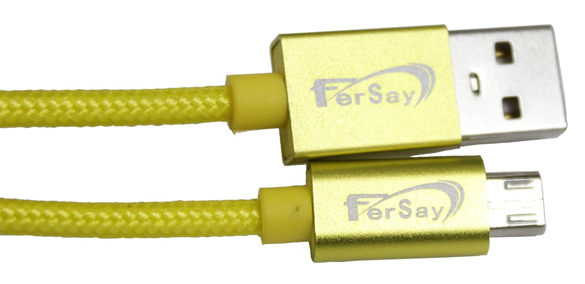 Cable tipo Usb mini Usb Fersay amarillo - FERSAYUSBAM - FERSAY