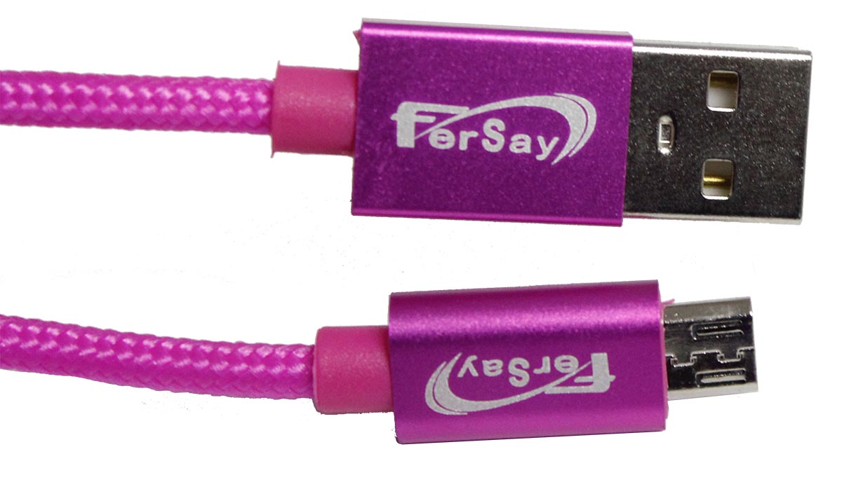 Cable Usb mini Usb Fersay rosa - FERSAYUSBRS - FERSAY