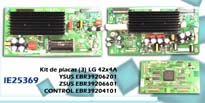 Kit de placas 3 LG 42X4A; ys - IE25369 - *