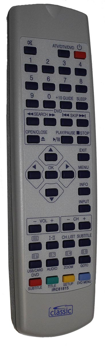 Telemando LCD-TV/DTV/DVD combi Grundig - IRC81815 - CLASSIC