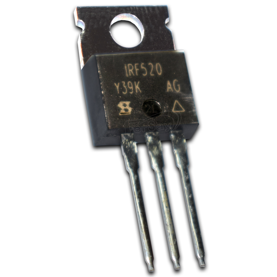 Transistor para electrónica modelo IRF520 - IRF520 - *
