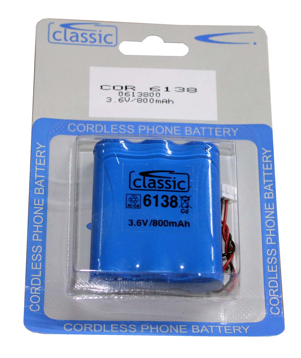 Bateria TFNO. 3,6V-720MAH - K613800 - CLASSIC