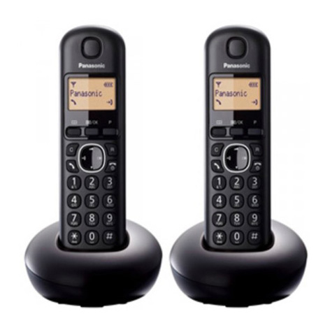 Telefono duo pantalla lcd color negro - KXTGB212SPB - PANASONIC