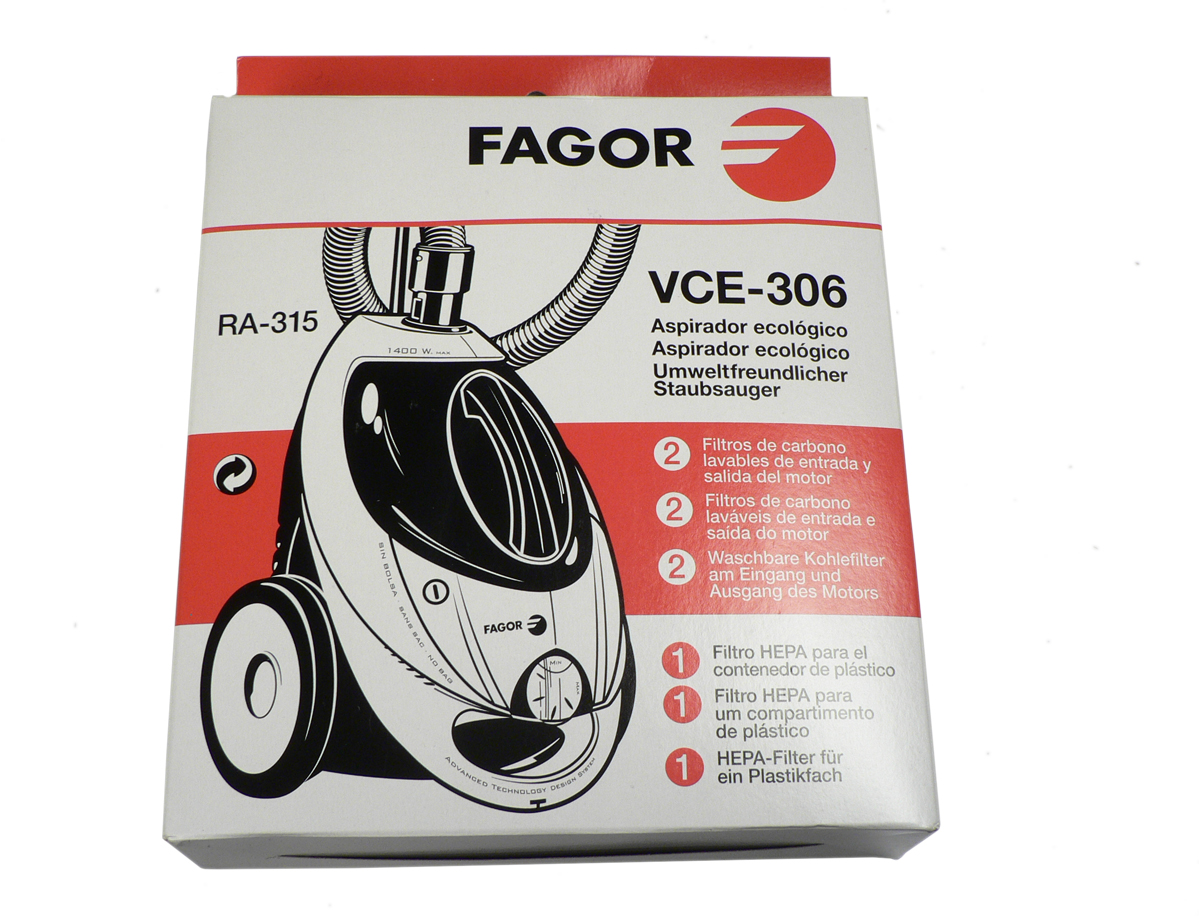 Pack filtros aspirador Fagor VCE306. - M18804597 - FAGOR