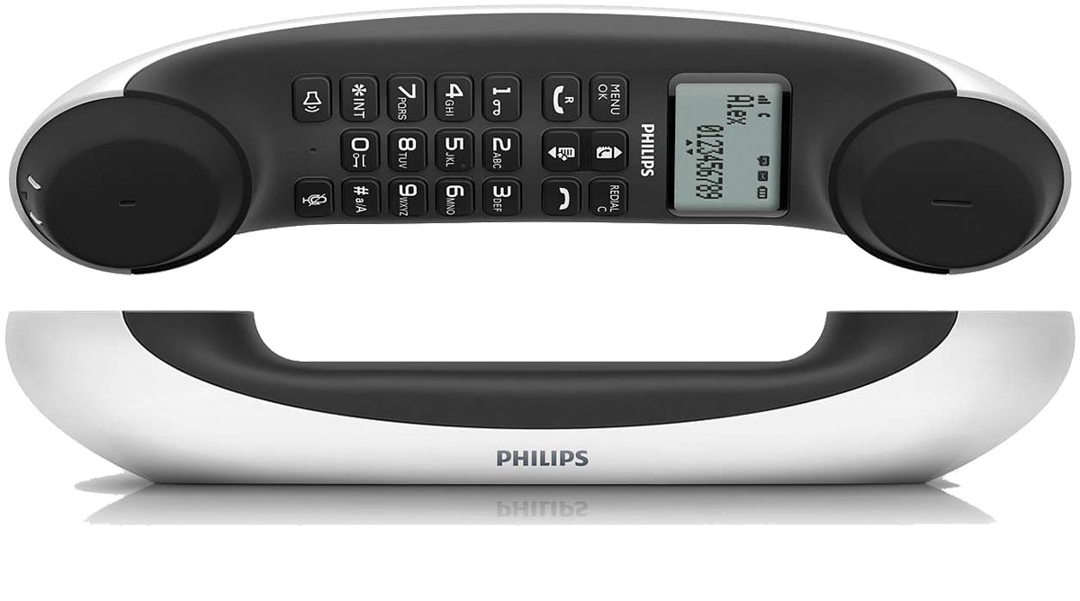Teléfono inalámbrico de diseño Philips M5501WG-23. - M5501WG23 - PHILIPS