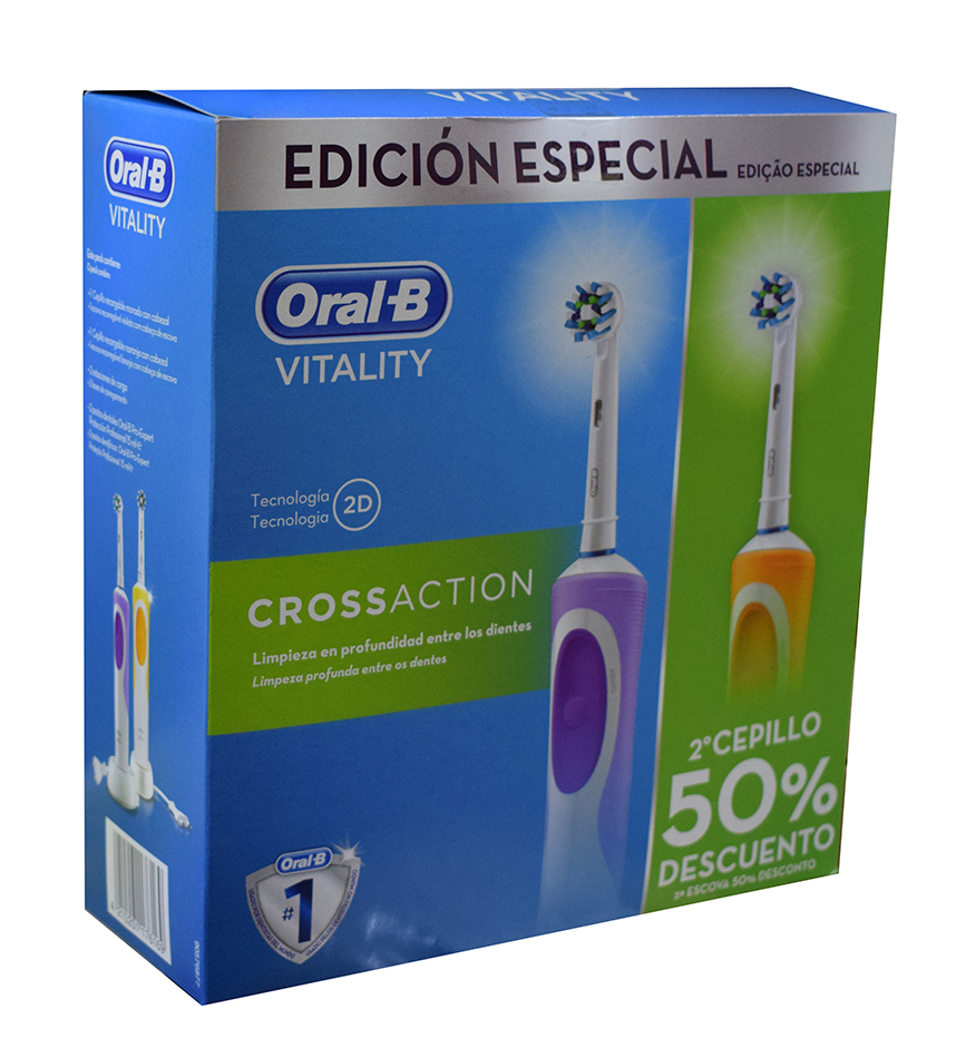 Pack duo cepillo dental Oral B Vitality Cross - ORALBVITALITY - P&G