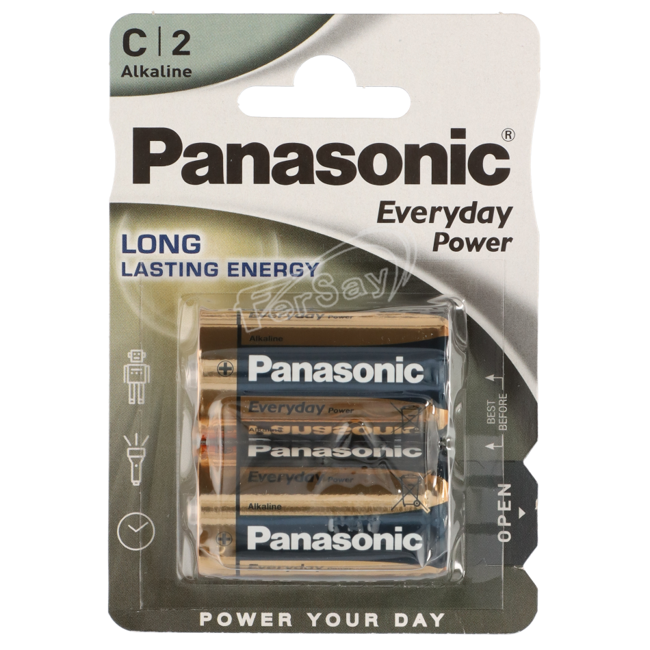 Blister 2 pilas LR14 Panasonic - PLR14 - PANASONIC